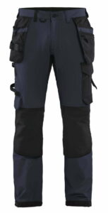 blaklader 1522 stretch trousers navy black light weight