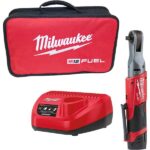 Milwaukee M12FIR38-201B 1x 2.0Ah Battery FUEL Imapct Ratchet