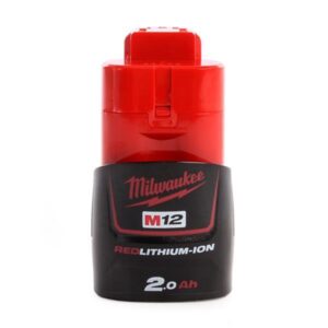 milwaukee m12b2 2.0ah 12v battery