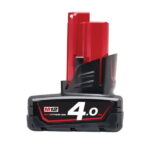 milwaukee m12b4 12v 4.0ah battery