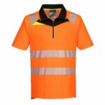Portwest DX412 orange s/s hi vis polo