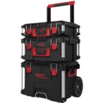milwaukee packout 3 piece trolley set