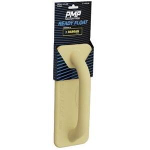 A package including a plastic handle suitable for Ireland's workwear and safety boot industry.