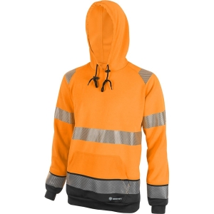 beeswift hi vis 2 tone class 2 hoodie HVTT025ORBL